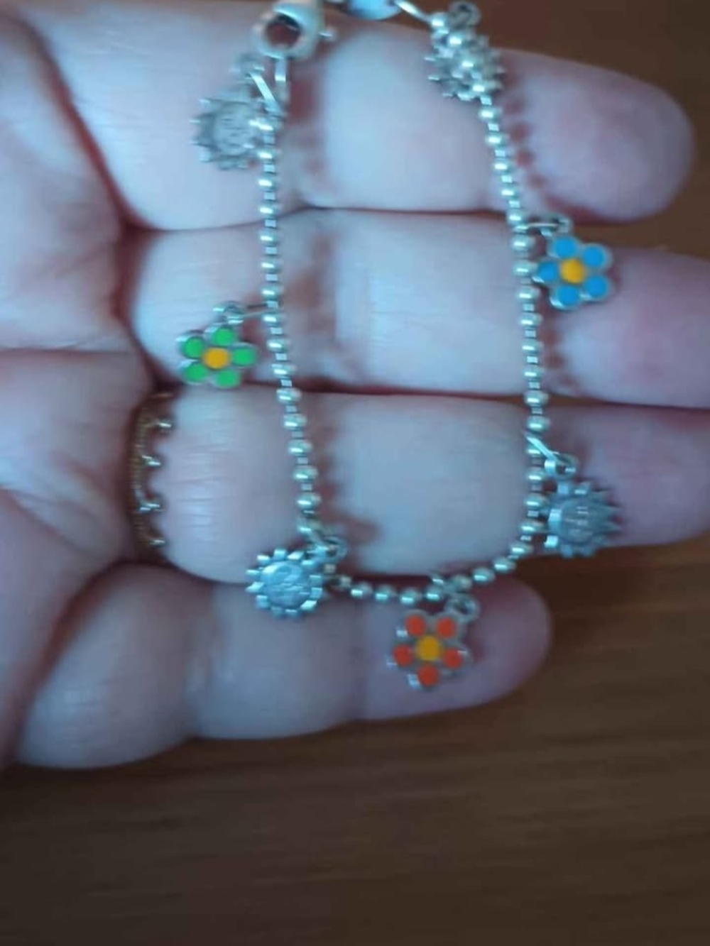 Silver  Sterling 925 Bracelet  Size 6